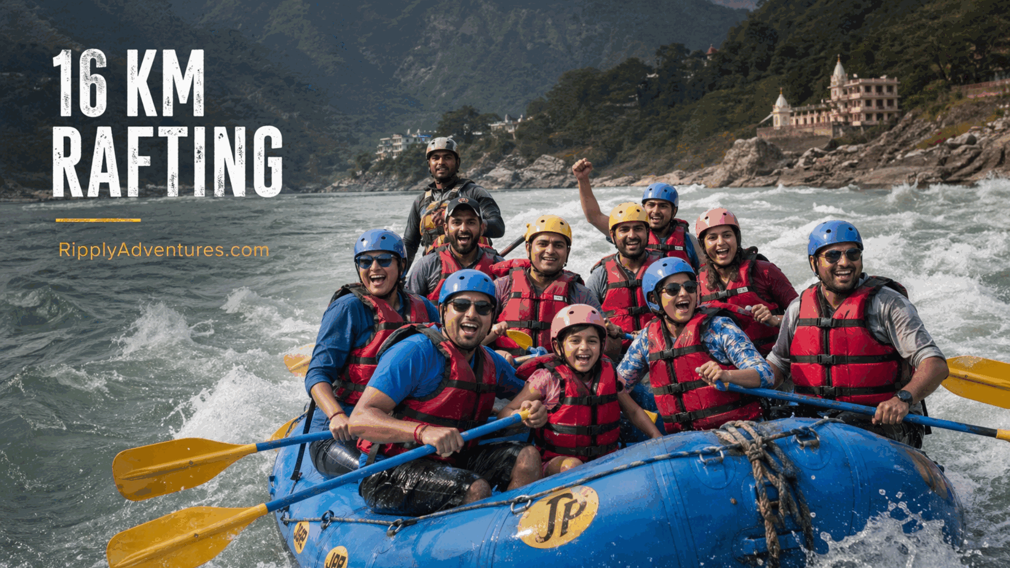 16 KM rafting card image